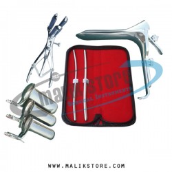 Hegar uterine dilator set 2pieces 5-6, 7-8, mathieu speculum, grave large, collin 3pcs